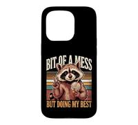 Bit Of A Mess But Doing My Best Raccoon Case for iPhone 15 Pro