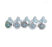 Bit Screw Fixed Bit Screw Suite for Two Hole Knife ，Compatible for Wahl ，8591 8504 8148，Trimmer Replacement Parts(Silver 10pcs)