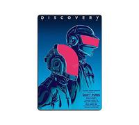 Bit SIGNSHM Discovery Daft Punk Retro Metal Tin Sign Plaque Poster Wall Decor Art Shabby Chic Gift Suitable 12x8 Inch