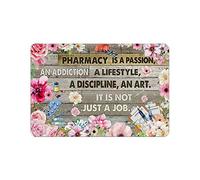 Bit SIGNSHM Pharmacy is A Passion Retro Metal Tin Sign Plaque Poster Wall Decor Art Shabby Chic Gift Suitable 12x8 Inch
