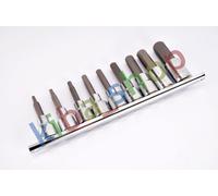 BIT SOCKETS SET 1/2" PROFILE HEX METRIC SIZE 4 5 6 7 8 10 12 14 17MM SOCKET