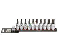 BIT SOCKETS SET 10 PCS SOCKET / DRIVE 1/2" PROFILE HEX HEX SIZE 10 12 14 4 5