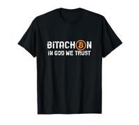 Bitachon in God We Trust Jewish Faith Bitcoin Hanukkah Gelt T-Shirt