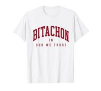 Bitachon in God We Trust Jewish Faith Thank Hashem Shalom Value Graphic T-Shirt