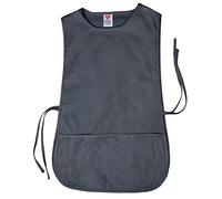 BITALY Universal Cobbler Apron 2 Deep Overall Kitchen Catering Cleaning Adjustable Tie Closure Drawstring Bar 2 Deep Front Pockets 28 inch length 18.5 inch widths Size R