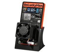 Bitaxe Gamma 601 Bitcoins Miner 1.2TH/S Open-Source System BM1370 Asic Chip Lucky Miner 15W/TH BTC Machine Solo Miner WiFi 2.4G Connection Crypto Currency Miner Home Use (Black)
