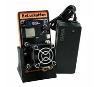 Bitaxe Gamma 601 Bitcoins Miner 1.2TH/S Open-Source System BM1370 Asic Chip Lucky Miner 15W/TH BTC Machine Solo Miner WiFi 2.4G Connection Crypto Currency Miner Home Use (Black)