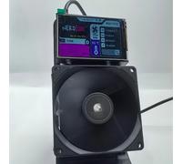 Bitaxe NerdQaxe++ Personal Blockchain BTC Solo Miner 4.8TH/s with 3.5'' Large Screen And Mute Fan for Cryptocurrency Mining EU plug