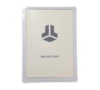 BitBox Bitcoin Backup Cards, Long Term Backup for Crypto Wallets, Laminated, Age-resistant Cards with Detailed Instructions (English language not guaranteed), Includes 3 Complete Backup Sets, White,
