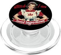 Bitch, I Am The Secret Ingredient Pin Up Girl In Kitchen PopSockets PopGrip for MagSafe