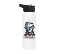 Bitches Love Independence Thomas Jefferson Stainless Steel Insulated Water Bottle
