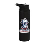 Bitches Love Independence Thomas Jefferson Stainless Steel Insulated Water Bottle