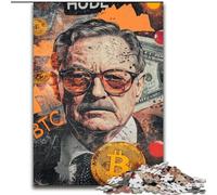 Bitcoin 1000 Piece Jigsaw Puzzles for Adults Gifts, Challenging Game for Is Ideal As A Gift for The Whole Family (50x75cm)