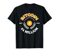 Bitcoin 21 Million BTC Fix The Money Fix The World Estd 2009 T-Shirt