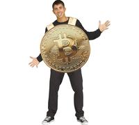Bitcoin Adult Costume One Size Fits Most