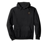 Bitcoin Antique Old Matte Coin Small Subtle Little Simple Pullover Hoodie