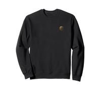 Bitcoin Antique Old Matte Coin Small Subtle Little Simple Sweatshirt