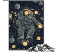 Bitcoin Astronaut 1000 Piece Jigsaw Puzzles for Teenagers, Educational Games Home Decoration Unique Home Decor And Gifts (50x75cm)