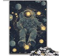 Bitcoin Astronaut Adult Jigsaw Puzzles 2000, Help The Brain Exercise Addictive Toys to Cultivate Patience Perfect Decoration (70x100cm)