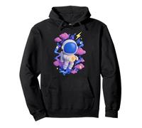 Bitcoin Astronaut Space Crypto Hodl Moon Design Pullover Hoodie