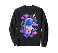 Bitcoin Astronaut Space Crypto Hodl Moon Design Sweatshirt