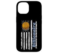 Bitcoin Billionaire Patriotic American Flag 21 Million BTC Case for iPhone 14