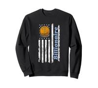Bitcoin Billionaire Patriotic American Flag 21 Million BTC Sweatshirt