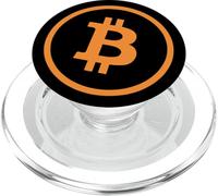 Bitcoin BTC Crypto Currency Blockchain Trader Investor PopSockets PopGrip for MagSafe