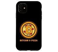Bitcoin BTC Crypto Currency Wallet Pizza Blockchain Gift Case for iPhone 11