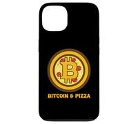 Bitcoin BTC Crypto Currency Wallet Pizza Blockchain Gift Case for iPhone 13