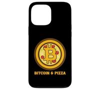 Bitcoin BTC Crypto Currency Wallet Pizza Blockchain Gift Case for iPhone 13 Pro Max