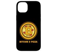 Bitcoin BTC Crypto Currency Wallet Pizza Blockchain Gift Case for iPhone 14 Plus
