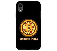 Bitcoin BTC Crypto Currency Wallet Pizza Blockchain Gift Case for iPhone XR