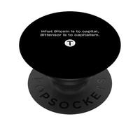Bitcoin Capital, Bittensor Capitalism PopSockets Adhesive PopGrip