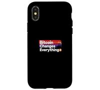 Bitcoin Changes Everything freedom money revolution bitcoin Case for iPhone X/XS