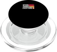 Bitcoin Changes Everything freedom money revolution bitcoin PopSockets PopGrip for MagSafe