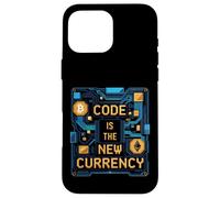 Bitcoin Crypto Code Is The New Currency Blockchain Case for iPhone 16 Pro Max