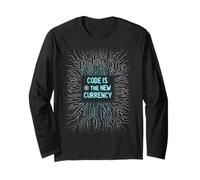 Bitcoin Crypto Code is The New Currency Blockchain Long Sleeve T-Shirt