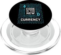 Bitcoin Crypto Code Is The New Currency Blockchain PopSockets PopGrip for MagSafe