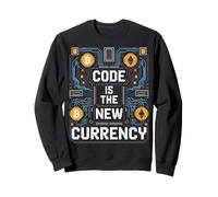 Bitcoin Crypto Code Is The New Currency Blockchain Sweatshirt