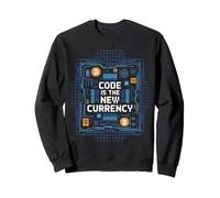 Bitcoin Crypto Code Is The New Currency Blockchain Sweatshirt