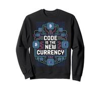 Bitcoin Crypto Code Is The New Currency Blockchain Sweatshirt
