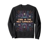 Bitcoin Crypto Code Is The New Currency Blockchain Sweatshirt