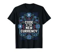 Bitcoin Crypto Code is The New Currency Blockchain T-Shirt