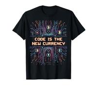 Bitcoin Crypto Code is The New Currency Blockchain T-Shirt