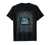 Bitcoin Crypto Code is The New Currency Blockchain T-Shirt