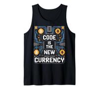 Bitcoin Crypto Code is The New Currency Blockchain Tank Top