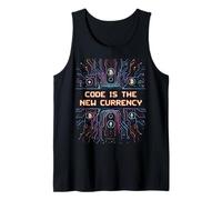 Bitcoin Crypto Code is The New Currency Blockchain Tank Top