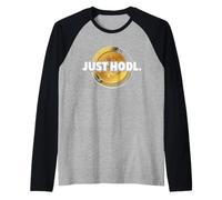 Bitcoin Crypto Coin Digital Asset Strategy Raglan Baseball Tee