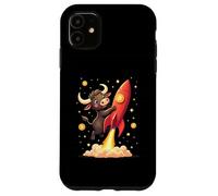 Bitcoin Crypto Currency Bull BTC Block Chain Case for iPhone 11